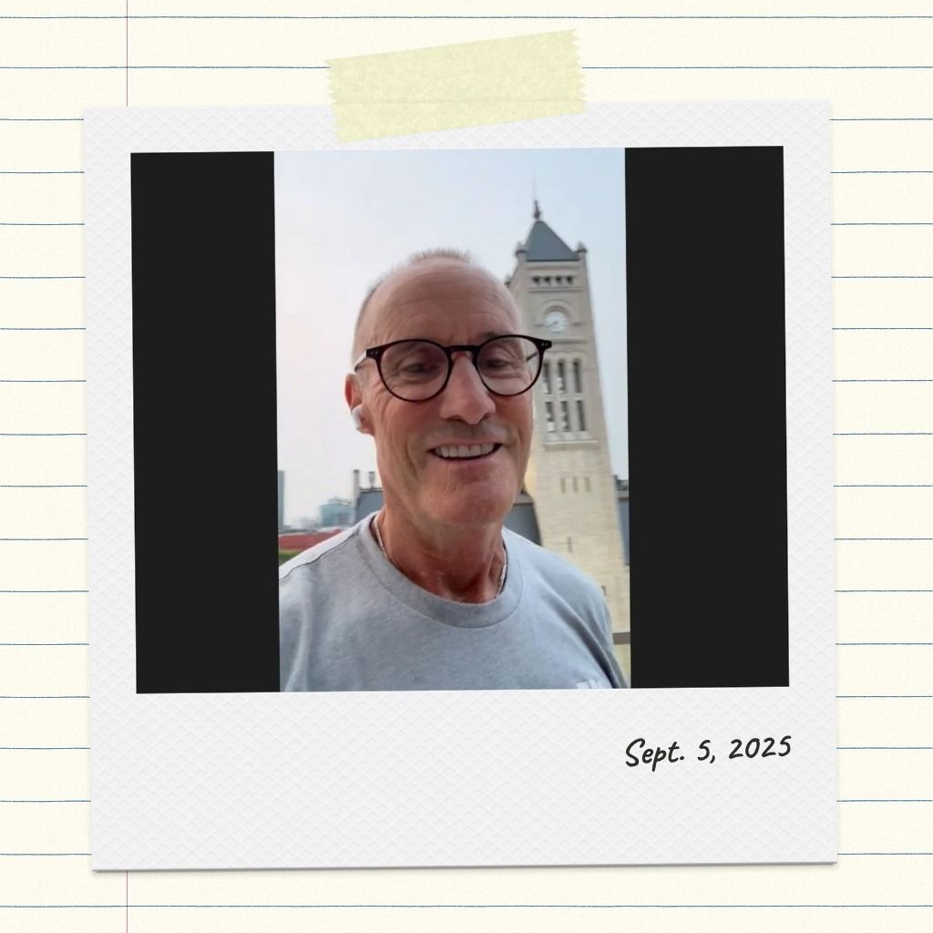 Keith Costello recording a Field Notes video while in Nashville, Tennessee.