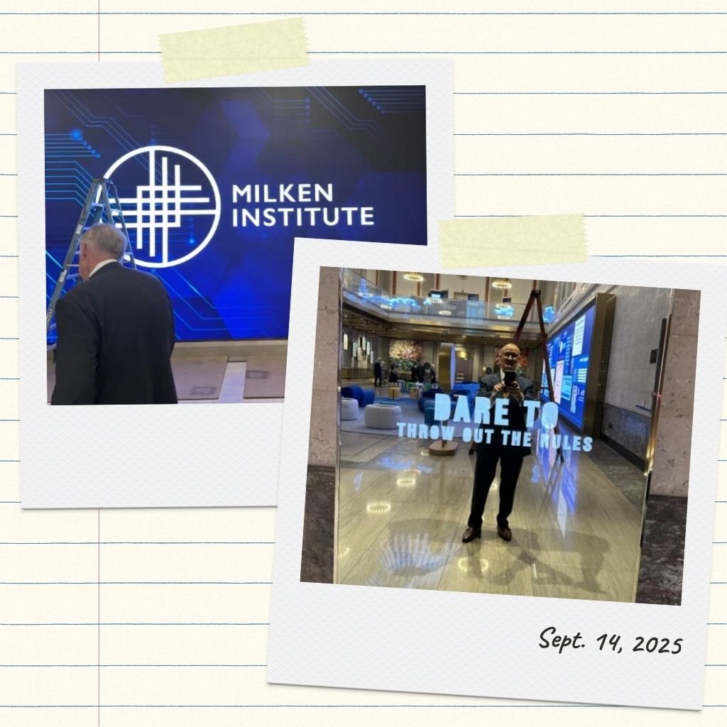 Keith Costello visiting the Milken Institute Center for the American Dream in Washington, D.C.