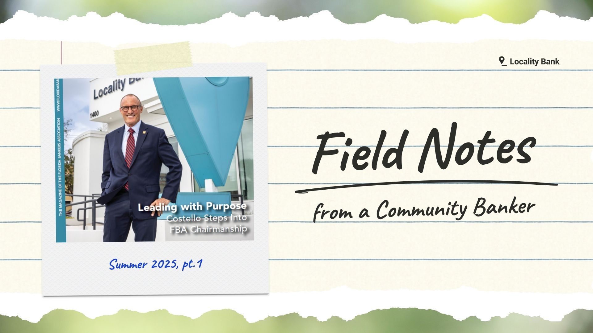 Field Notes from a Community Banker: Starting Summer with Fireworks and Focus