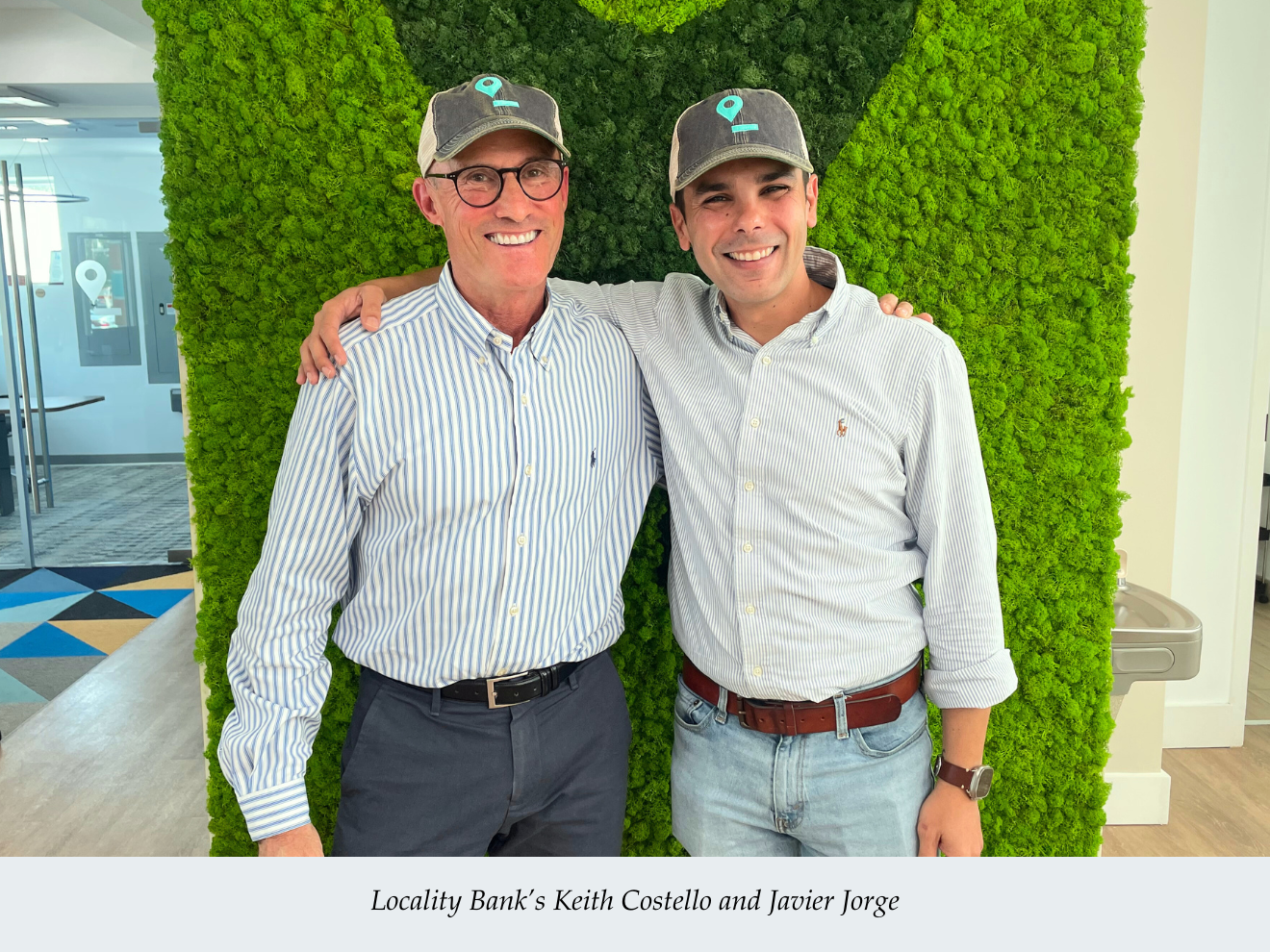 Locality Bank's Keith Costello and Javier Jorge